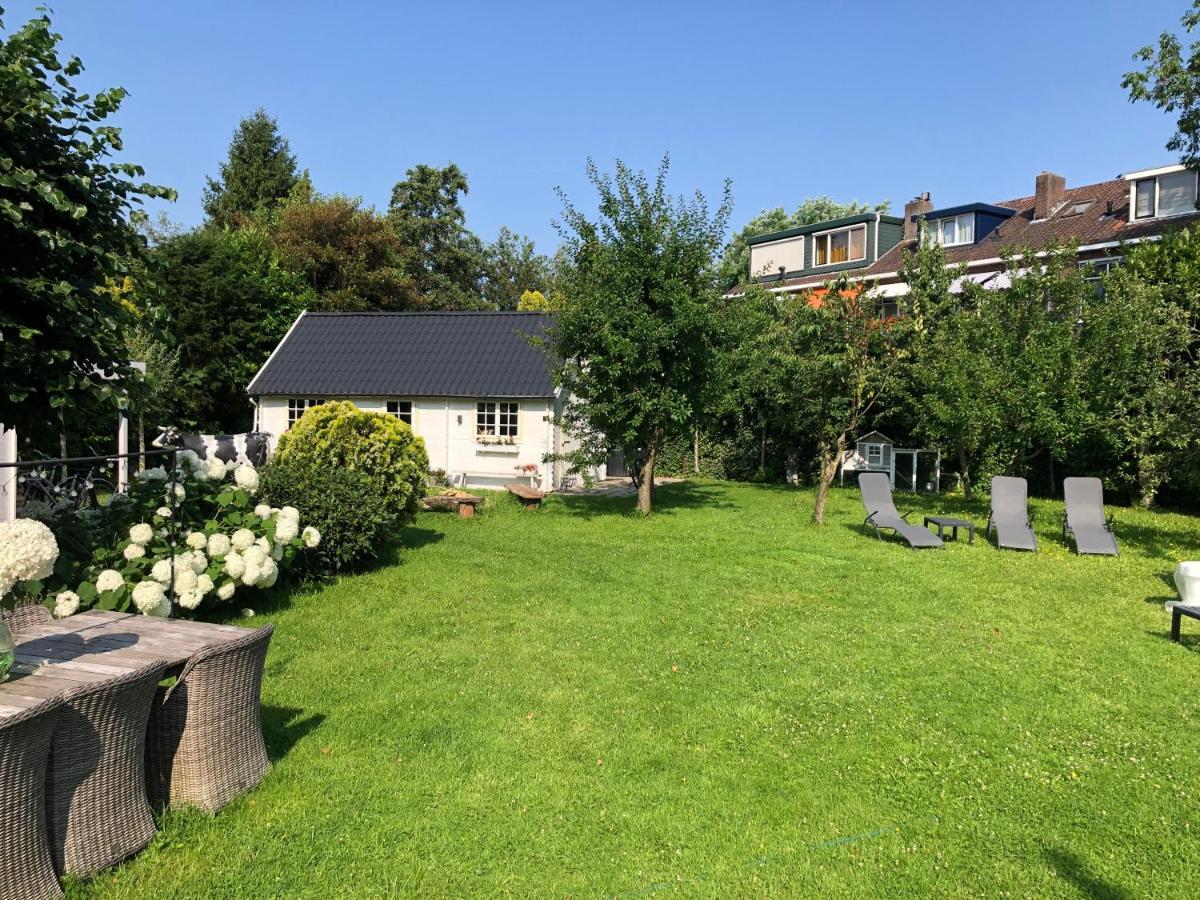 Tiny House In Tuin Van De Statige Villa Mariahof 도르드레흐트 외부 사진